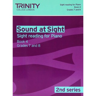 Trinity Sound at Sight - Piano, Book 4: Grade 7-8 Sight reading for Piano (2nd Series) (TG009210)