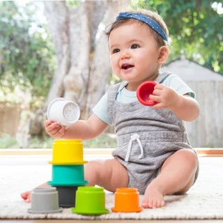 Infantino : STACK'N NEST CUPS - ของเล่นเสริมพัฒนาการ-ถ้วยหลากสี