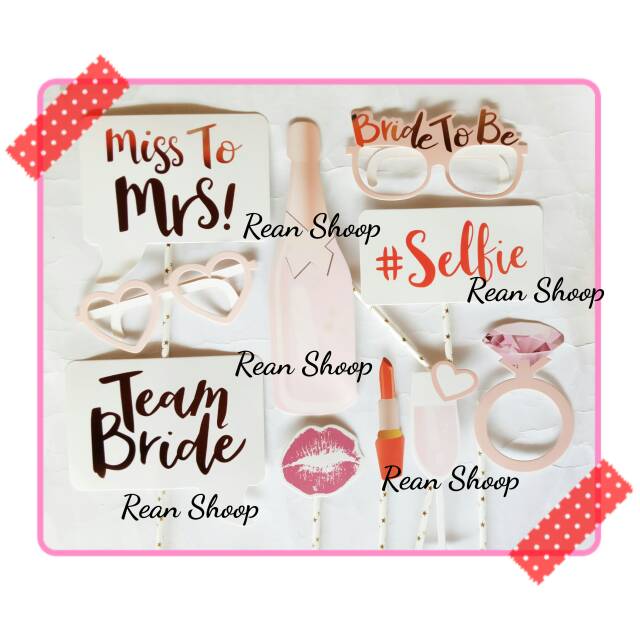 Acc Photo pros photobooth acc อุปกรณ์เสริมตู้รูปถ่ายงานแต่งงานเจ้าสาวงานแต่งงานที่จะเป็น