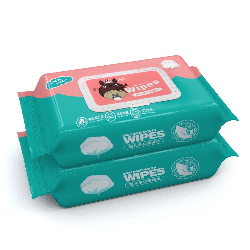 (F-057) กระดาษทิชชู่เปียก ทิชชู่เปียกเด็ก Baby Wipes ทำความสะอาด