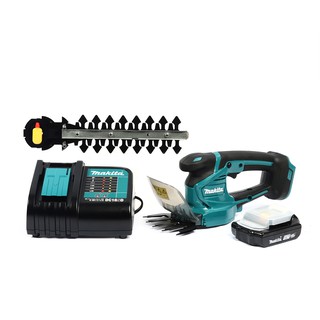 MAKITA DUM111ZX (ตัวเปล่า) / DUM111SYX กรรไกรเล็มหญ้า 4" 18V 1.5AH (ครบชุด พร้อมหัวเปลี่ยน ตัดกิ่ง+เล็มหญ้า)