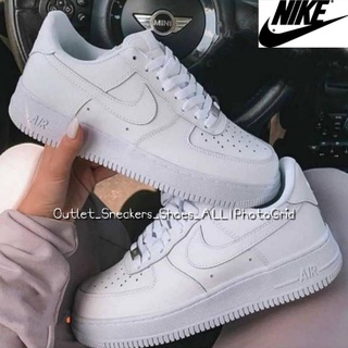 รองเท้า Nike Air Force 1 White ใส่ได้ทั้ง ชาย หญิง🔥SALE🔥แท้💯 ส่งฟรี