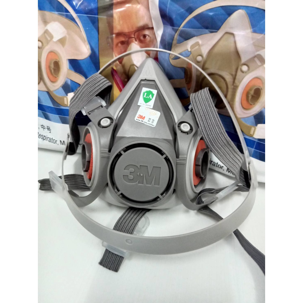 3M รุ่น 6200 หน้ากากกันสารเคมี ป้องกันสารเคมี ฝุ่น  (เฉพาะหน้ากาก)