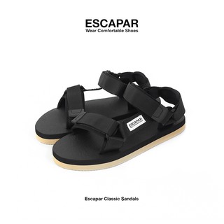 ราคาESCAPAR SANDAL Classic-NATURE รองเท้ารัดส้น รุ่นclassic พื้นสียางธรรมชาติ รองเท้าแตะรัดส้น รองเท้ารัดส้นผู้ชาย แตะรัดส้น