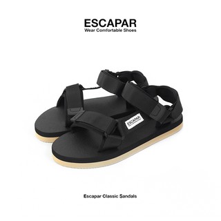 ESCAPAR SANDAL Classic-NATURE รองเท้ารัดส้น รุ่นclassic พื้นสียางธรรมชาติ รองเท้าแตะรัดส้น รองเท้ารัดส้นผู้ชาย แตะรัดส้น