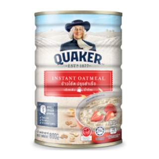 Quaker instant oats 800g.เควกเกอร์ข้าวโอ๊ตปรุงสำเร็จ 800กรัม ซีเรียล กราโนล่าและข้าวโอ๊ต อาหารเพื่อสุขภาพ