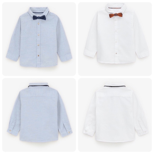 [NGO POTATO] ZA*A เสื้อคอปกโบว์สําหรับเด็กที่มีอยู่
