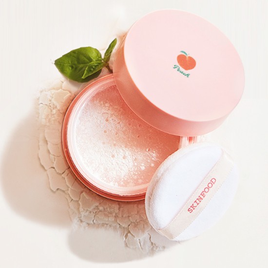 (15 กรัม) Skinfood Peach Cotton Multi Finish Powder 15g