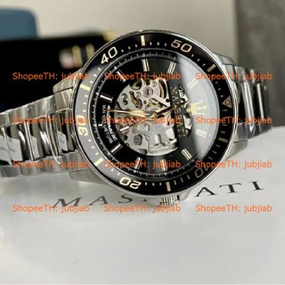 [Pre] R8823140002 44mm Mens Sfida Automatic Watch Maserati นาฬิกาผู้ชาย