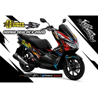 สติ๊กเกอร์แต่งลาย รถ Honda Pcx 150 2020 ลาย Zero