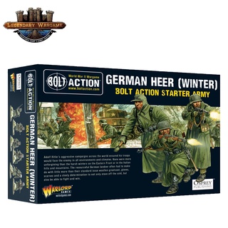 [พร้อมส่ง] WARLORD GAMES : GERMAN HEER WINTER STARTER ARMY โมเดลจำลอง