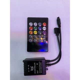 MUSIC LED Controllerคอนโทน5050 RGB 5V-24VDC. ตามเสียงเพลงได้ 6A