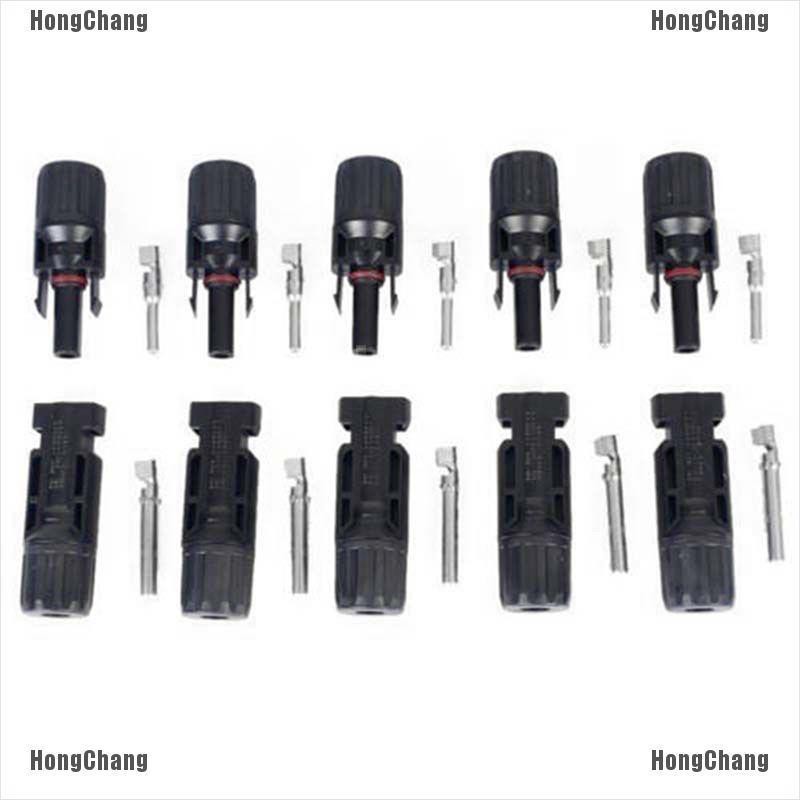LHGC MC4 Connector Male Female Wire Solar Panel Cable Connector MC4 ...