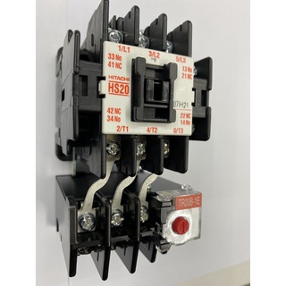 [2a2b] HITACHI HS20-T MAGNETIC CONTACTOR + OVERLOAD RELAY [2NO2NC]