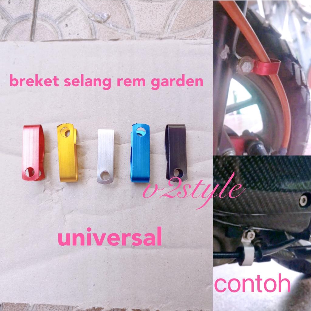 สวน BRAKE HOSE BRACKET MINI BRAKE HOSE HONDA YAMAHA LEXI YZF AEROX FINO XEON VIXION MIO XRIDE NOUVO 