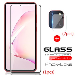 2 in 1 Back Lens Film Glass For Samsung Galaxy S10 Lite  / Note 10 Lite +Tempered Glass Screen Protector Protective Glass Film