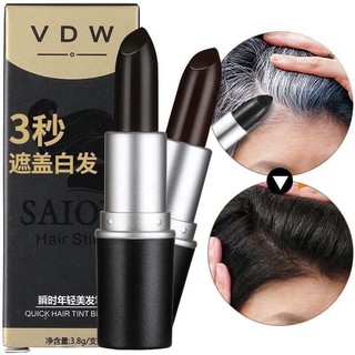 ลิปสติกปิดผมขาว ปิดหงอก ปิดเหม่ง ปิดหัวล้าน ปิดเหม่ง ปิดผมขาว VDW SAION HAIR STICK