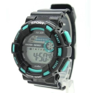 Sport Watch นาฬิกาข้อมือชาย-หญิง สายยางดำ ขอบฟ้า ระบบ Digital SW-C05