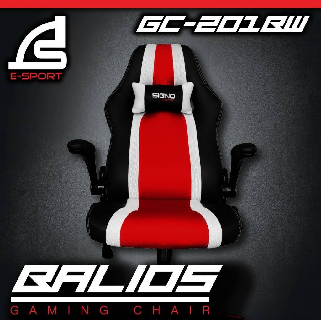 SIGNO E-Sport Gaming Chair รุ่น BALIOS GC-201BW