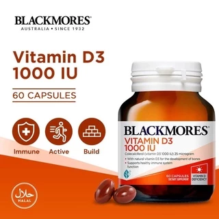 Blackmores Vitamin D3 1000iu 60เม็ด / 200เม็ด วิตามินดี3 Bone Health Immunity สนับสนุนภูมิคุ้มกัน และกระดูก แท้ออสตรเลีย