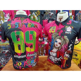 เสื้อกีฬาพิมพ์ลาย วิบวับTEAM เสื้อซิ่ง เสื้อทีม