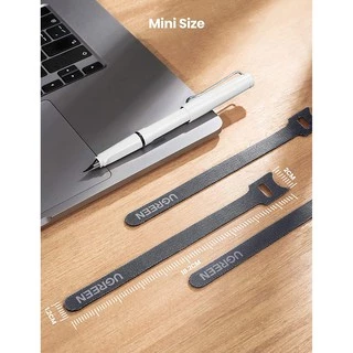 UGREEN รุ่น 20245 เมจิกเทป ตีนตุ๊กแก เวลโครเทป พันเก็บสาย Reusable Magic Tie Hook and Loop Small Tape Pack of 20 Adjust