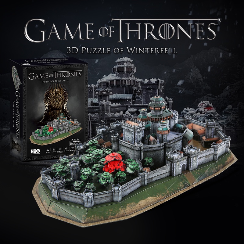 จิ๊กซอว์ 3 มิติ GAME OF THRONES Winterfell DS0988 แบรนด์ Cubicfun ของแท้ 100% สินค้าพร้อมส่ง