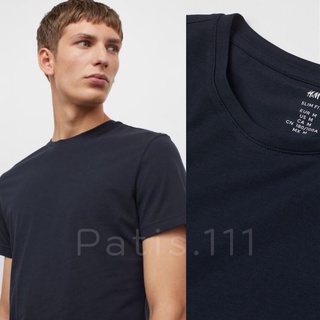 เสื้อยืด slim fit แบรนด์ H&amp;M