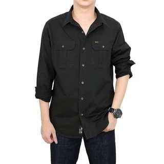 ฺBOVY SHIRT เสื้อเชิ้ตสลิมแขนยาว ทรงสวย เท่ห์มีสไตล์ หลากสี-BBS33871