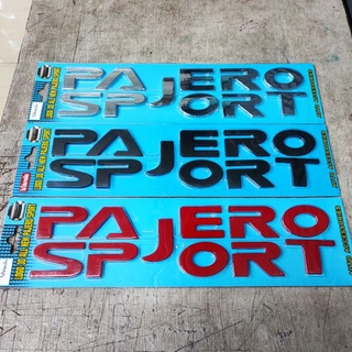 โลโก้ PAJERO SPORT ติดฝากระโปรง