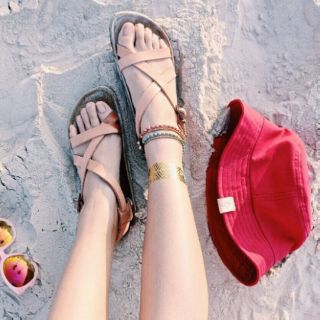 Leather Sandals ใส่ได้ทั้งแบบรัดส้นและรองเท้าแตะ