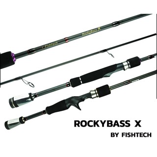 FISHTECH รุ่น ROCKYBESS X คันสำหรับตีเหยื่อปลอม ขนาด 6.8ฟุต มีให้เลือกทั้งคันเบทและคนสปินนิ่ง คันกราไฟท์ท่อนเดียว