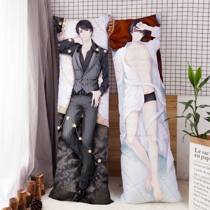 50*160 ซม.อะนิเมะเกม EVOLLove Love และผู้ผลิต Li Zeyan Dakimakura Victor ZEN หมอน Hug Body ปลอกหมอนย