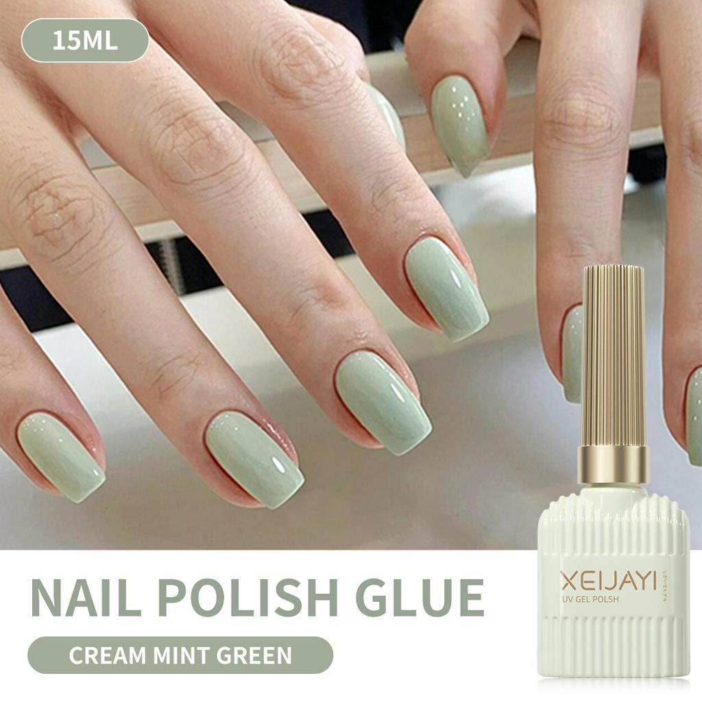1 PC 15ML สีเขียว Serial Gel ยาทาเล็บสําหรับฤดูร้อนสําหรับตกแต่งเล็บในร้านทําเล็บ Soak Off Uv Led โคมไฟสําหรับสาวของขวัญ