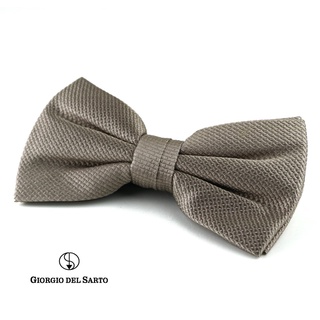 GIORGIO DEL SARTO Two-Fold Silk Bow Tie โบว์ไทผ้าไหมสองจีบ #19