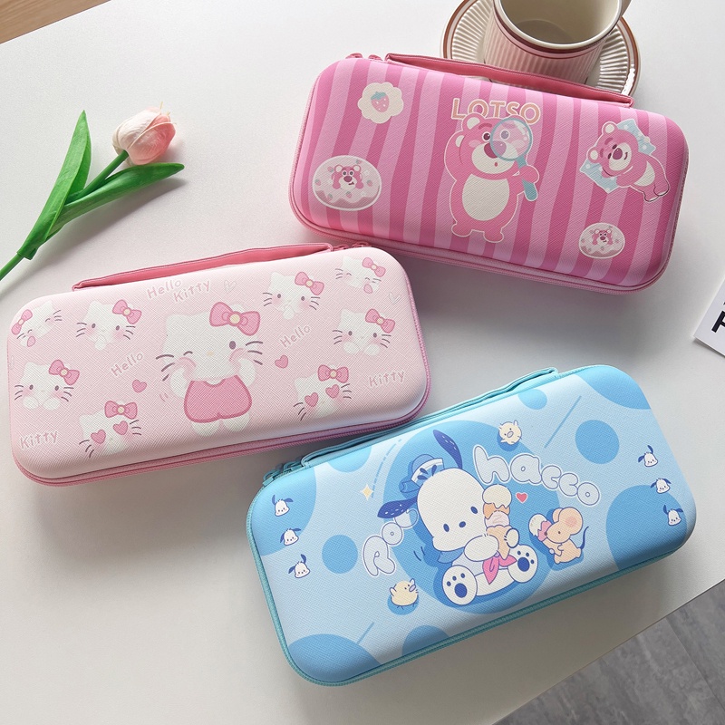กระเป๋าเคส ลายการ์ตูนคุโรมิน่ารัก สําหรับ Nintendo Switch Oled