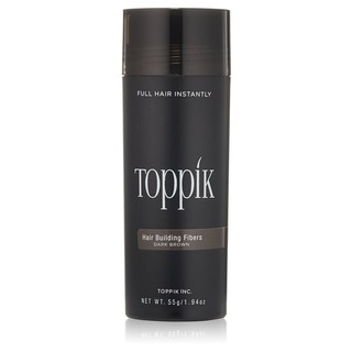 Toppik Hair ผงไฟเบอร์เพิ่มผมหนา ปิดผมบาง ปิดผมบาง ปิดผมหงอก ปิดผม ปิดผมล้าน สี Dark Brown T0713