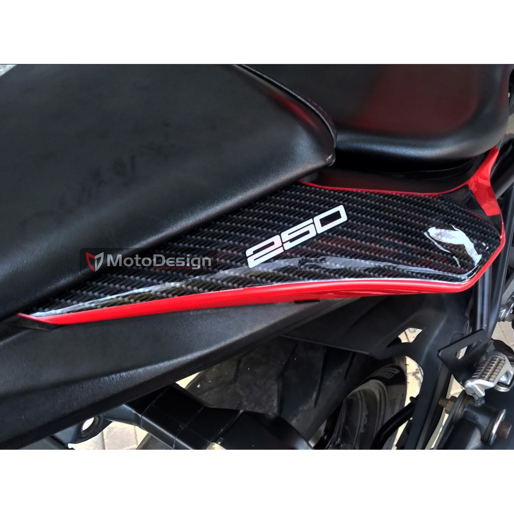 นูนสติกเกอร์แผ่นป้องกันด้านข้าง Tailpad Body Ninja 250 Mono SL 250RR 250SL Z250SL