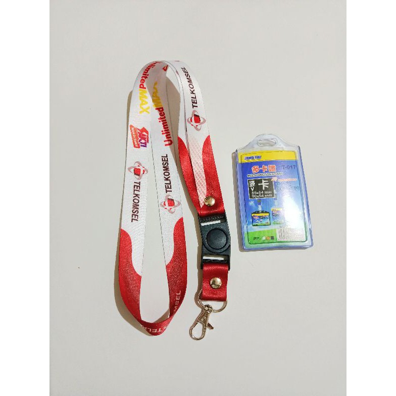 Telkomsel id card strap Lanyard Printing UNIT