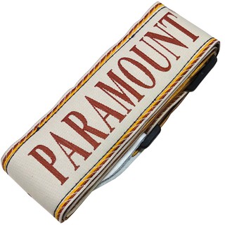 Paramount สายสะพายกีตาร์ แบบผ้าไนลอนลายถัก รุ่น NCR (สีครีม)