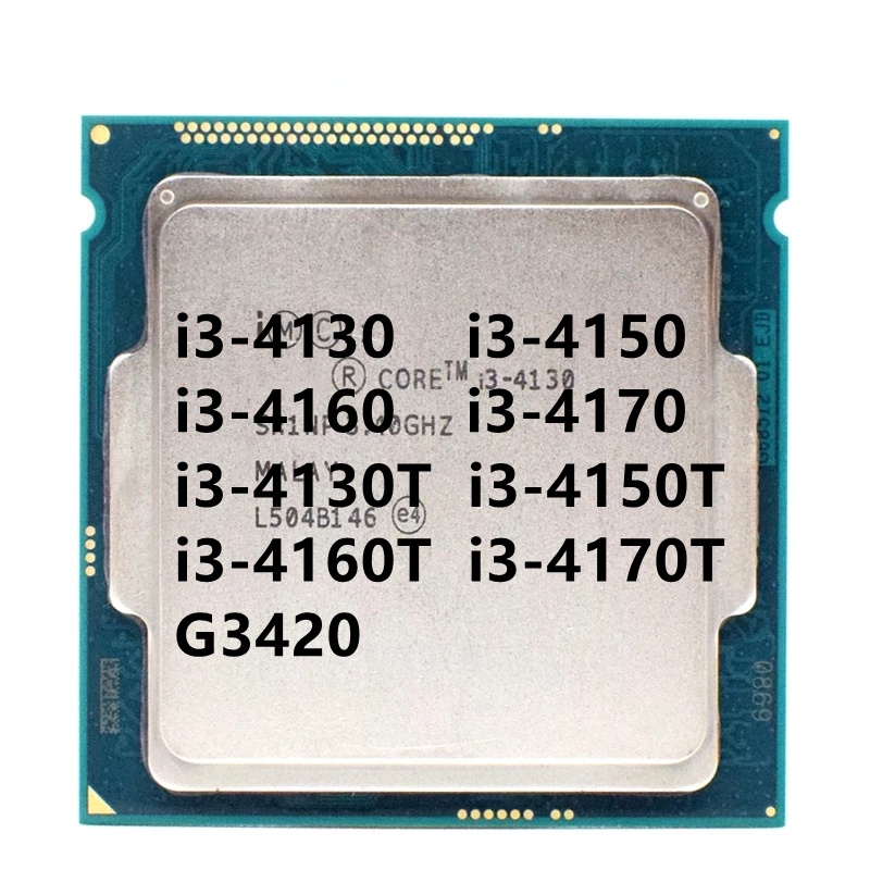 ซ็อกเก็ตหน่วยประมวลผล CPU แกนคู่ i3-4130 i3-4150 i3-4160 i3-4170 i3-4130T i3-4150T i3-4160T i3-4170T G3420 LGA 1150