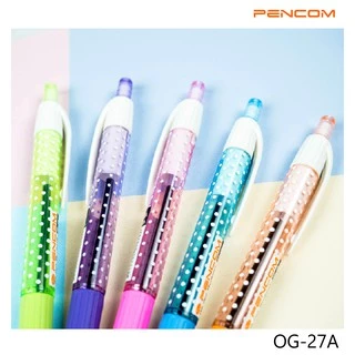 Pencom OG27/A-Fancy ปากกาหมึกน้ำมันแบบกด (รับใบเสร็จรบกวนแจ้งในหมายเหตุ)