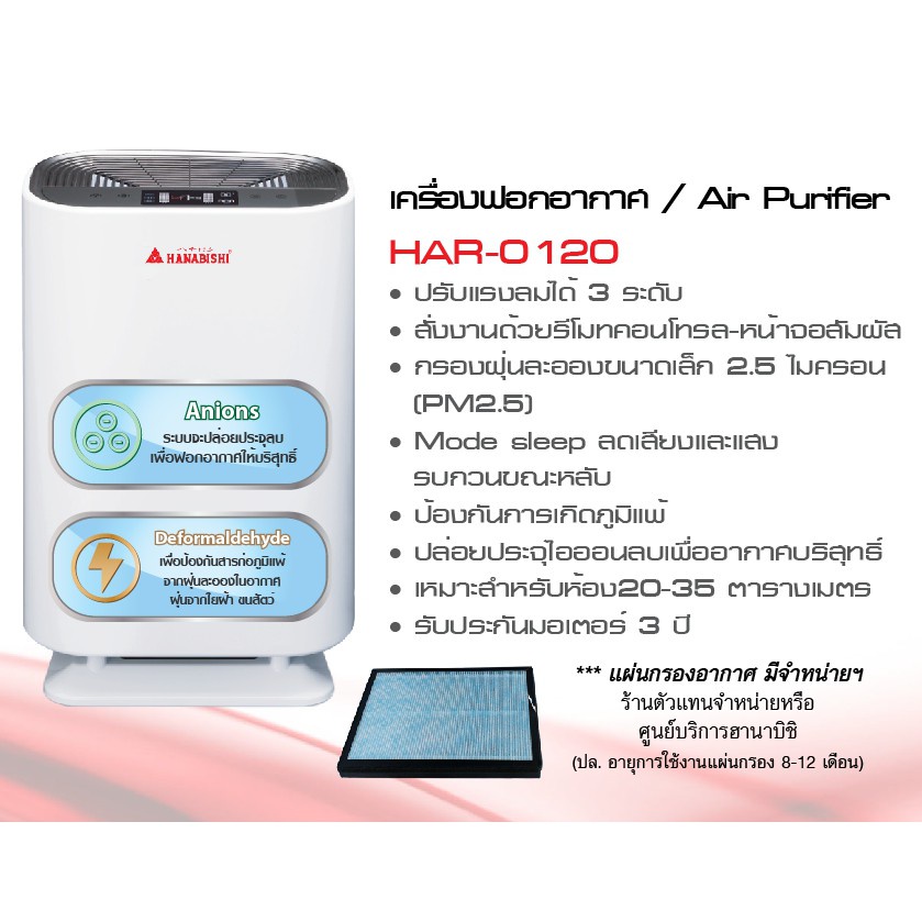 Hanabishi store air purifier