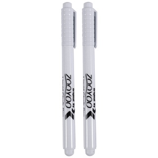 ปากกาชอล์กมาร์กเกอร์ 2 ชิ้น สําหรับกระจก หน้าต่าง กระดานดํา กระดานดํา สีขาว