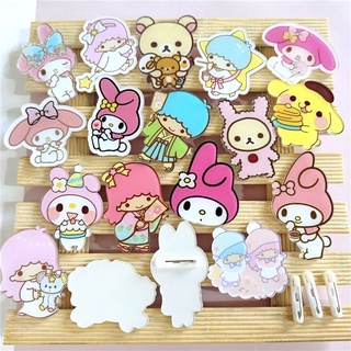 เข็มกลัด ลาย sanrio💓[ขั้นต่ำ 5ชิ้น เลือกสินค้าในร้านเพิ่มได้ค่ะ]