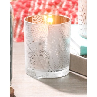 Votive Holder Linear Leaves