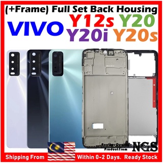 (+กรอบ Lcd) เคสด้านหลัง แบบเต็มจอ พร้อมเลนส์ และปุ่ม สําหรับ VIVO Y12s VIVO Y20 VIVO Y20i VIVO Y20s