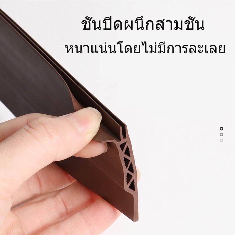[จัดส่งในกทม]ที่กั้นประตู แถบปิดผนึกประตูที่รองประตู กันแมลง ป้องกันหนู การปิดผนึก หน้าต่าง กันน้ำและรั่วไหล -กันลมเงียบ - รูปที่ 2