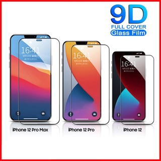 9D HD สําหรับ IPhone ใหม่ กระจกนิรภัยกันรอยหน้าจอ 9D HD แบบเต็มจอ สําหรับ ไอโฟน 11 pro max 6 7 6S 8 Plus 12 mini 12 pro max X Se 2020 XR XSMAX 6SPlus 7Plus 6Plus 8Plus XS ฟิล์มกระจกนิรภัยหน้าจอมือถือ