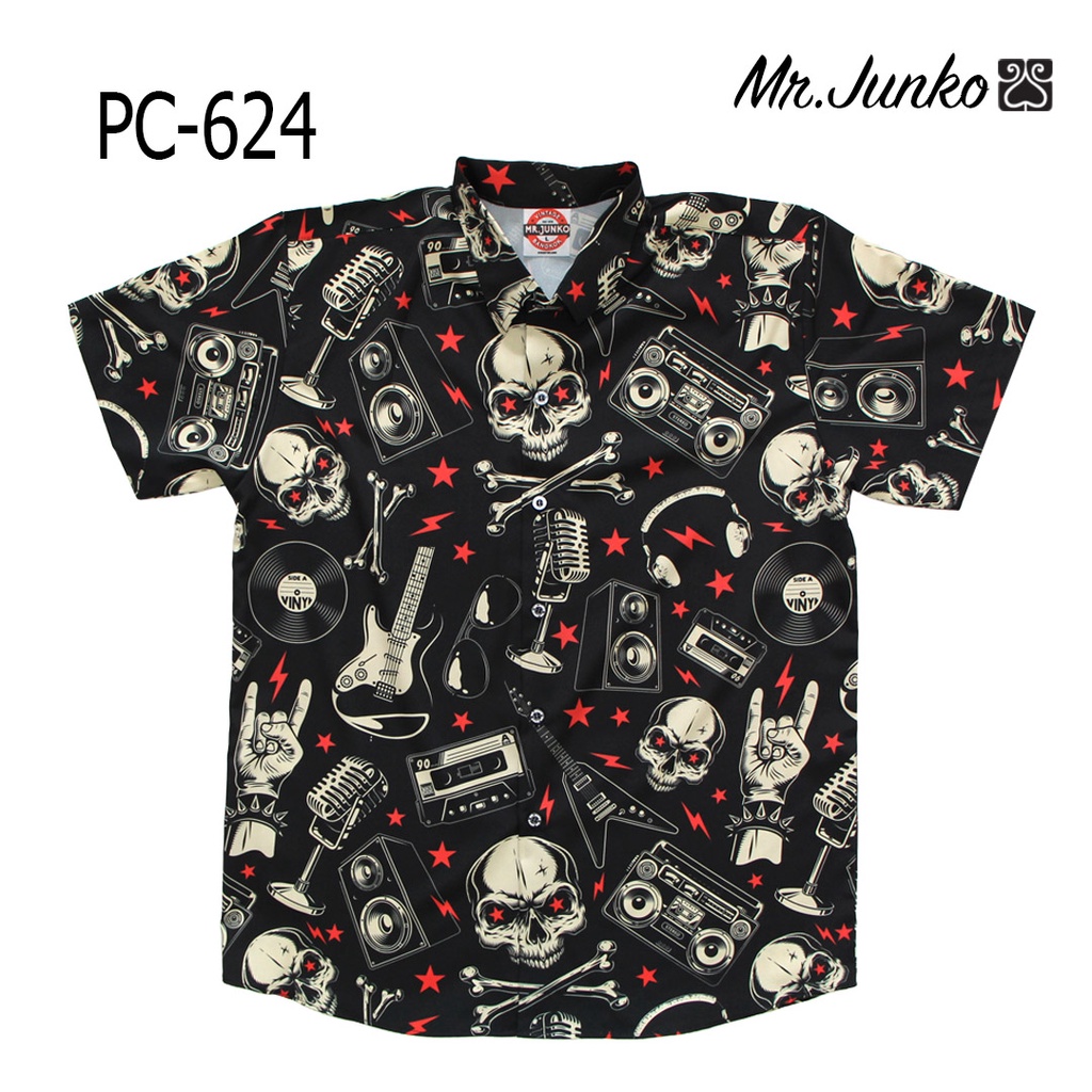 ส่งฟรี เชิ้ตแขนสั้น Mr-Junko ลายด้านหน้าต่อกัน ราคาคุ้มค่าที่สุด PC-624